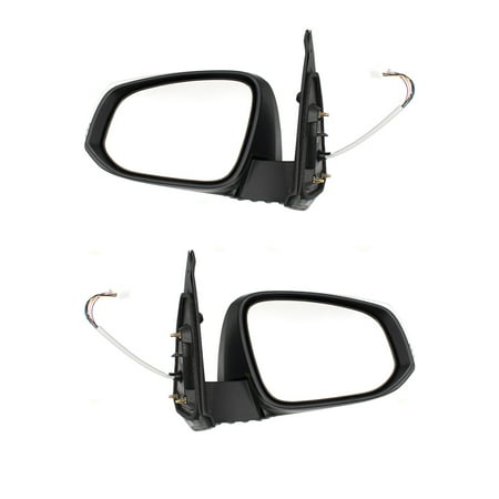 Toyota Pickup Gears (BROCK Pair Set Power Side View Mirrors Heated Signal Chrome Covers for 16-18 Toyota Tacoma Pickup 8794004240)