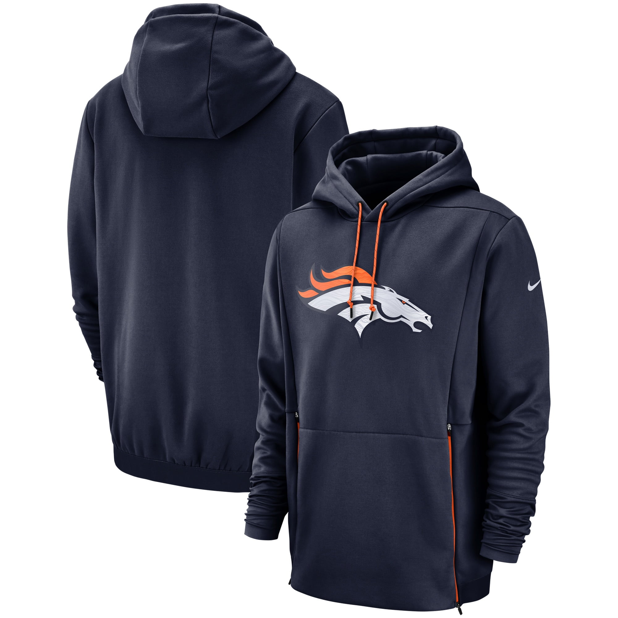 denver broncos zip up hoodie