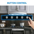 thumbnail image 3 of AMZCHEF Under Cabinet Range Hood 30 Inch, 750CFM Wall Mount Range Hood with 3 Speed Kitchen Exhaust Fan, Button Control, AC Motor, 3 of 11