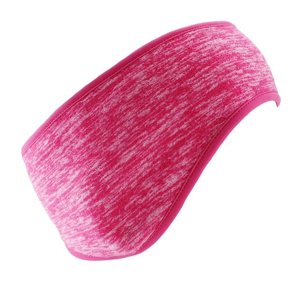 Eigraketly Diadema deportiva Orejeras antiniebla Cubierta facial para montar al aire libre Fucsia Type3 NO3