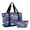 Patriotic Star Flag, variant on Dry Wet Separated Sports Duffel Handbag Bags, Gym Crossbody Bag with Detachable Strap/Cosmetic Pouch, Red Black Argyle