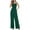 Green, variant on OVBMPZD Black Women Jumpsuit Office Dressy Strap Wide Leg Baggy Flowy Jumpsuits Women Romper L