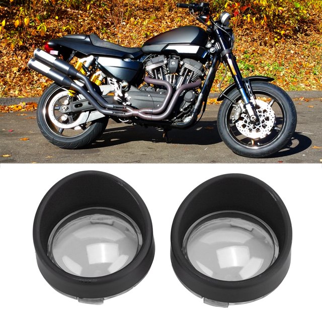 Accesorio para motocicleta, 2 piezas de cubierta para luz de giro de ABS, cubierta para luz de motocicleta, diseño a prueba de futuro