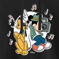 thumbnail image 3 of Disney - Mickey & Friends - Pluto Sings while Mickey Dances - Juniors Cropped Pullover Hoodie, 3 of 5