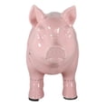 thumbnail image 4 of Large Ceramic Rustic Country Farmhouse Pink Pig Pork Butcher Chart Figurine, 4 of 11