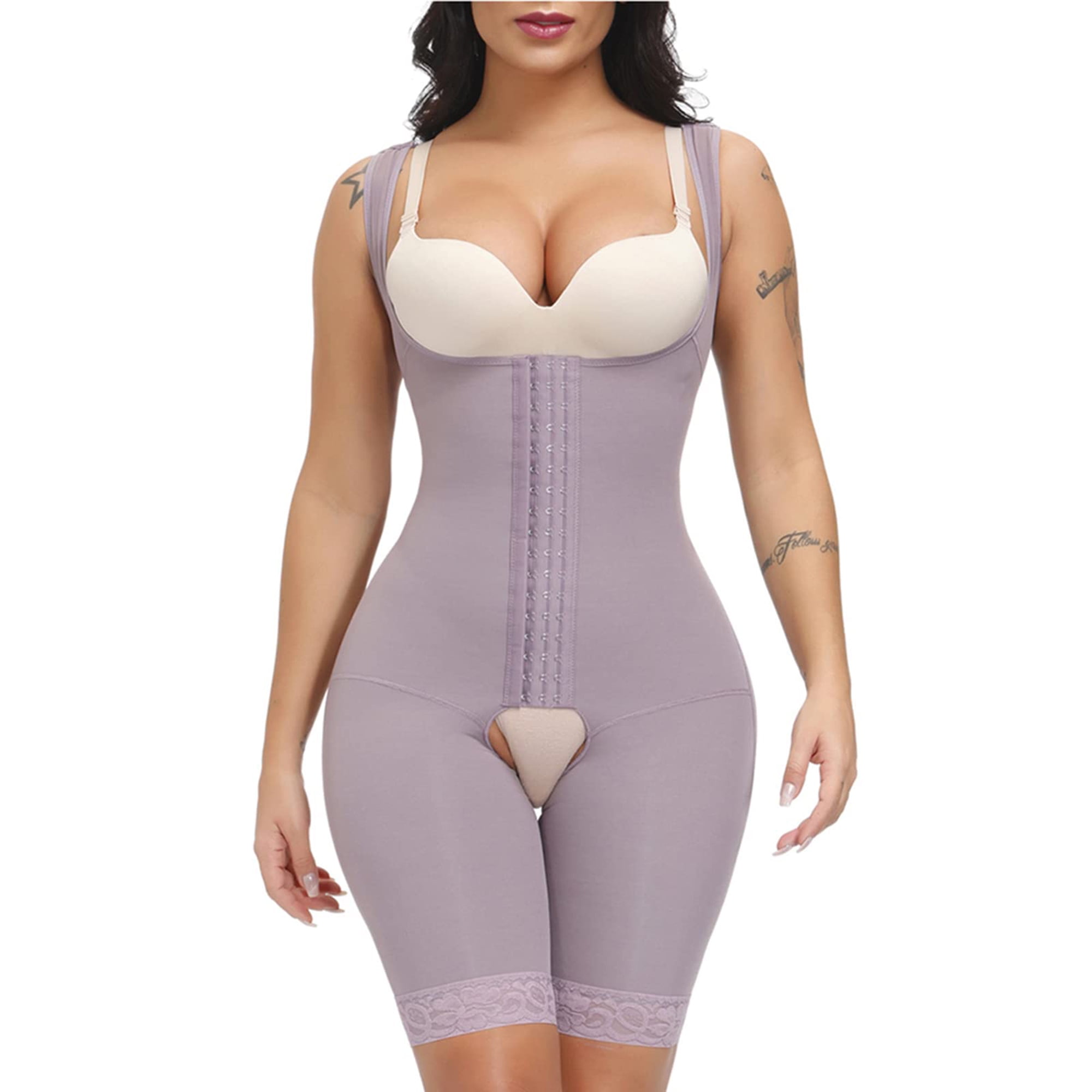JOSHINE Girdles for Women Body Shaper Extra Firm Tummy Control purple,XXL