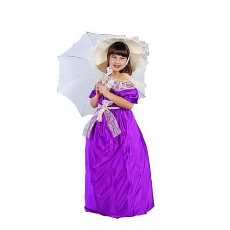 RG Costumes 91119-V-M Southern Bell Child Costume - Purple - Size M