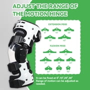 Orthomen OA Unloader Knee Brace Support for Arthritis Pain, Osteoarthritis, Knee Degeneration (Left)