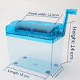 thumbnail image 4 of Portable Desktop Manual A6 Manual Shredder Manual Shredder Desktop Manual Shredder Financial Shredder YH, 4 of 7