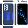 thumbnail image 2 of Samsung A53 5G, Galaxy A53 5G case, Military Grade Heavy Duty with HD Screen Protector Magnetic Ring Kickstand Car Mount Protection Armor Phone Case Cover for Samsung Galaxy A53 5G (Navy_Blue), 2 of 14