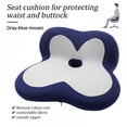 thumbnail image 2 of Memory Foam Seat Cushion Ergonomic Seat Pads and Mats for Office Chairs, Wheelchair, Kitchen Chairs, Recliner, Car Seats Back Chair Cushions, 2 of 7