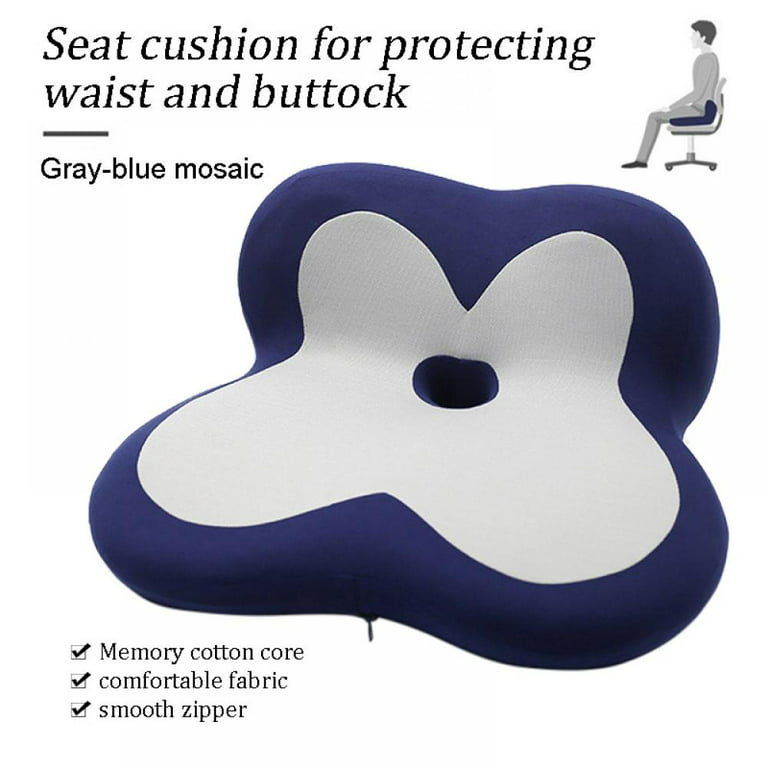 Memory Foam Seat Cushion Enhanced Seat Cushion Coccyx Cushion for Tailbone  Pain - Office Chair Car Seat Cushion - Sciatica & Back Pain Relief Travel
