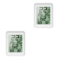 thumbnail image 3 of Matsuzay Termómetro digital LCD Higrómetro Medidor electrónico de temperatura y humedad Registros MIN / MAX Estación meteorológica interior 2piezas Matsuzay CBP591345, 3 of 5