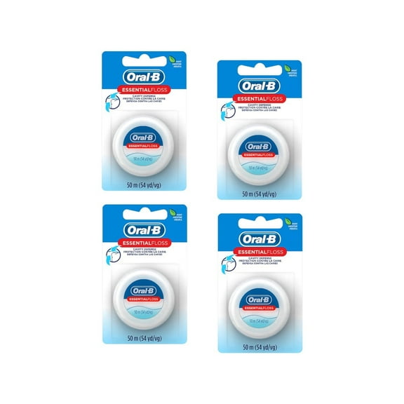 Oral-B 54 Yards Floss Essential Mint Wax (6in)