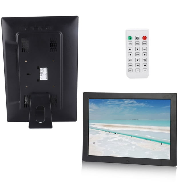 17in HD Digital Photo Frame 1440x900 Support MP3 MP4 Image Play with Digital Clock Calendar Photo Frame And Album Accessories