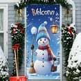 thumbnail image 6 of ToyKingdee Merry Christmas Snowman Front Door Cover Decorations, Xmas Tree Gifts Snow Decorative Banner Background, Winter Holiday Home Decor, 6 of 6
