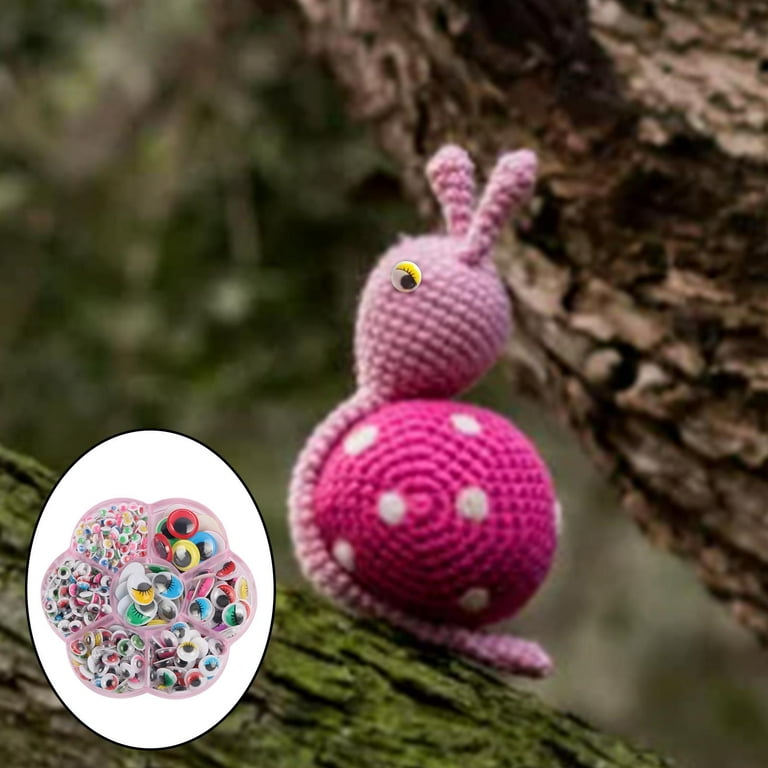 Eyes, Craft Colorful Doll Eyes for Crochet Toy and Stuffed Animals, 5mm  400pcs 