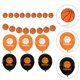 thumbnail image 3 of 33Pcs Basketball Themed Balloons for Birthday Party Decoration Set, 3 of 5