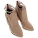 thumbnail image 3 of High Heel Boots 1 Pair Chic Booties For Ladies Autumn And Winter Casual Footwear In Apricot Color, 3 of 5
