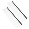 thumbnail image 4 of KAKOWELY office gadget for desk 2pcs Acrylic Monitor Memo Boards Computer Left Right Side Panel Note Holder Office Desk Accessories Desktop Organizer Reminder Board, 4 of 5