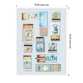 thumbnail image 5 of Kate and Laurel Framed Canvas Wall Art Print Retro Matchbox Blue Coastal Cowgirl 18x24 FC by Honey Island Studio, 18 x 24 Sylvie White Frame, Vintage, Still Life Art for Wall Decor, 5 of 8