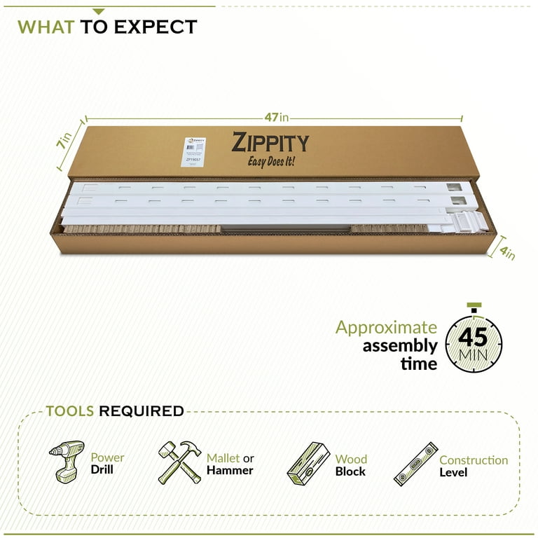 Zippity Outdoor Vinyl Picket Fence Panels (2-Pack) - 41