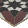 thumbnail image 2 of The Tile Project 8x8 Splendor Burgundy Porcelain Tile (1 Sample), 2 of 6