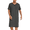Dark Grey, variant on Mens Nightshirt Long Kaftan Nightgown Short Sleeve Sleepwear