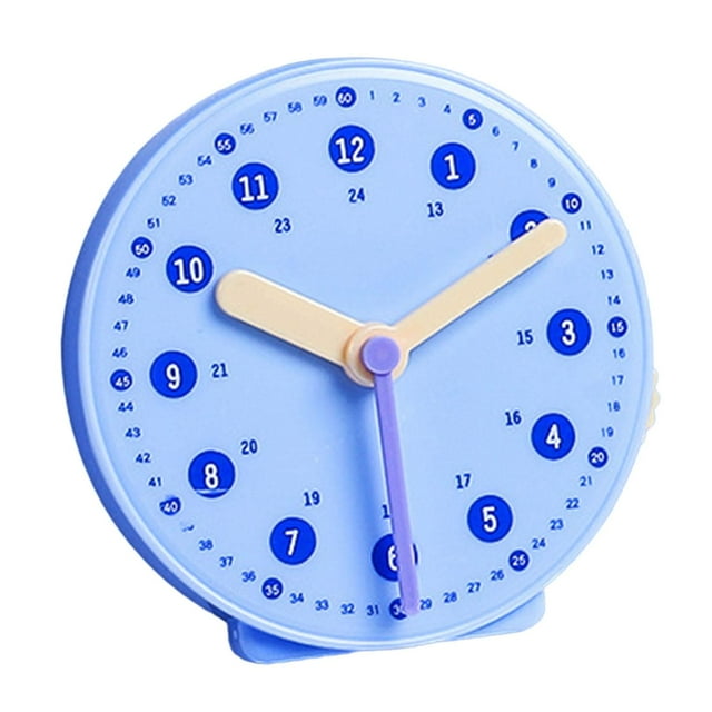 Reloj Juguete didáctico para niños CUTICAT azul 10cm x 10cm