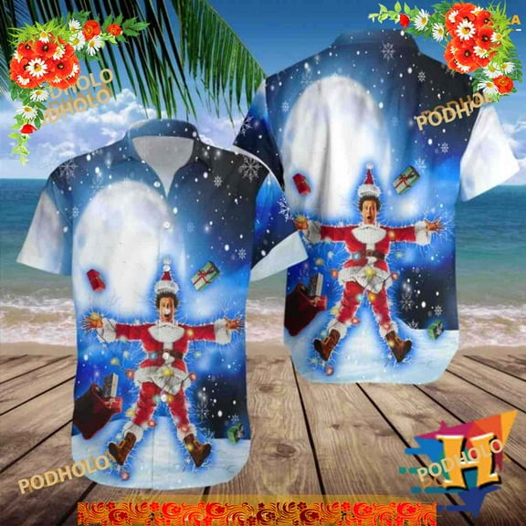 Griswold 2023 Xmas Hawaiian Shirt, Santa Hawaiian Shirt