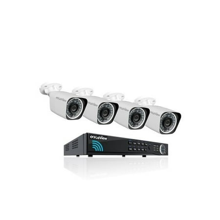 Refurbished LaView LVW938V4BT-T1 1080P WiFi Security Camera System 4 Channel x 4