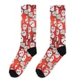 thumbnail image 2 of Friday The 13th Jason Voorhees Socks Tombstone Ski Mask Men's 1 Pair Crew Socks, 2 of 5