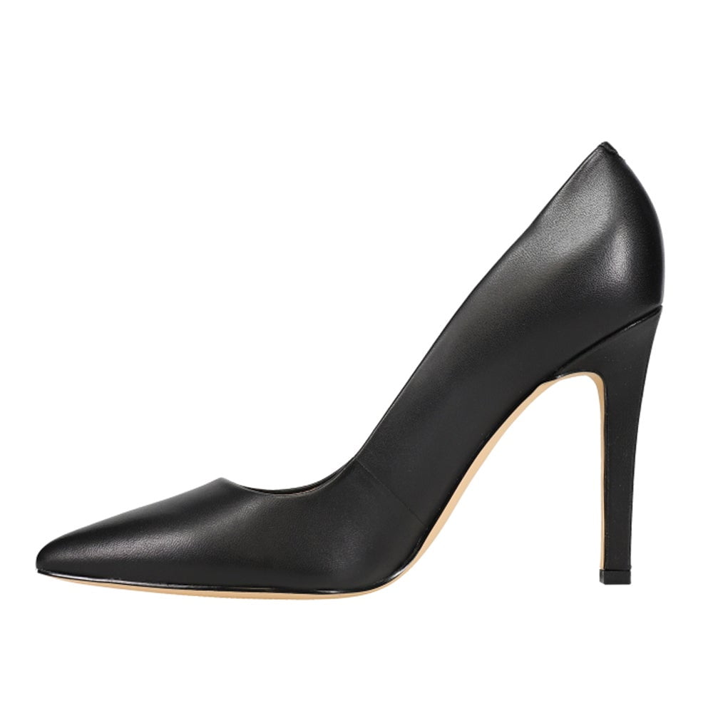 Calvin klein brady leather pointed toe pump deals