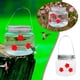 thumbnail image 4 of Comedero para colibríes 500ml Portátil al aire libre Colgante Claro Depósito | Comedero de plástico fácil de limpiar para pájaros para decoración de patio de jardín | Tubo transparente | Incluye, 4 of 9
