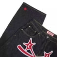 thumbnail image 4 of Pantalones Retro americanos de Hip Hop para hombre, Pantalones rectos informales de verano callejero, pantalones elásticos estampados Unisex, 4 of 5