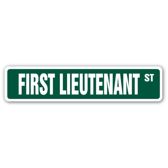 First Lieutenant Street [3 Pack] of Vinyl Decal Stickers