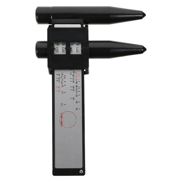 Wheel Rim Bolt Pattern Sliding Measuring Gauge Lugs Hub Pitch Measurement Tool