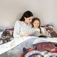 thumbnail image 5 of Homewish Farmhouse Horse Bedding Comforter Set 2pcs for Female Men Teens,Lodge Cabin Twin Comforter Sets Microfiber,Merry Christmas Breathable Bedding Set,Super Cozy Room Decor,Reversible, 5 of 8