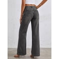 thumbnail image 4 of EMMIOL Women's Baggy Boyfriend Jeans Mid-Low Waist Vintage Wide Leg Denim Streetwear Pants, 4 of 8