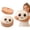 B, variant on Taotanxi Dumpling Plush Pillow, Dumpling Stuffed Animal, Stuffed Bun Plush, Funny Food Plush Pillow Home Decoration for Ki-ds Adults (7.8 in)