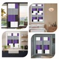 thumbnail image 7 of Purple Gray Window Privacy Film Abstract Color Block Geometric Modern Decorative Glass Window Film UV Blocking Static Cling Non-Adhesive Sticker Covering for Home Door 17.7 x 78.7 inches, 7 of 7