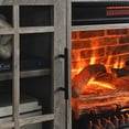 thumbnail image 6 of Electric Fireplace Heater with Remote Control Overheating Protection, Fireplace TV Stand with  Realistic Flame Effect and Timing Function, 55 Inch, Gray Wash, 6 of 8