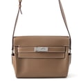 thumbnail image 1 of Pre-Owned Hermes Hermès Kelly PM Etoupe/Evercolor Double Stamp Men's (Good), 1 of 11