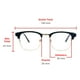 thumbnail image 5 of Lentes URBAN BOUTIQUE TR2218 Retro Clásico Dorado, 5 of 12