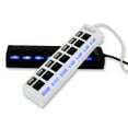 thumbnail image 2 of HEVIRGO 7-Port USB 2.0 HUB Splitter High Speed Adapter ON/OFF Switch for Laptop PC, 2 of 8