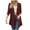 Wine, variant on QUYUON Oversized Cardigan for Women Sale Long Sleeve Sweatshirt Cardigan Women Polyester Womens Cardigans Lightweight Pockets Cardigan Jacket Style Q-6550 Winter Knit Sweater Outerwear Coat Wine XL
