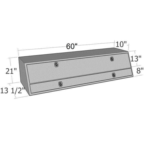 Unique Truck Accessories (TBS200-60 Topsider Truck Tool Box, 60"