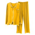 thumbnail image 4 of Women's Pajama Sets Women Soft Pajamas Long Sleeve Sleepwear Crew Neck Pjs Womens 2 Piece Pajama Sets Womens Sleepwear L, 4 of 8