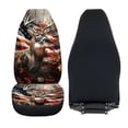 thumbnail image 5 of XYZCANDO Deer Car Seat Covers Front Seats Anti-Slip Camo Hunting Automobile Front Seat Covers Removable Automotive Accessories Easy Installation Suitable for Cars,SUV,Sedan, 5 of 7