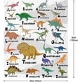 thumbnail image 4 of Dinosaur Blanket for Boys Soft Cozy Flannel Warm Kids Dinosaur Throw Blanket Unique Gifts Dinosaur Room Decor Blanket for Teens Kids for Couch Sofa Bed Dino Blanket for Girls Teens 50"x60", 4 of 6
